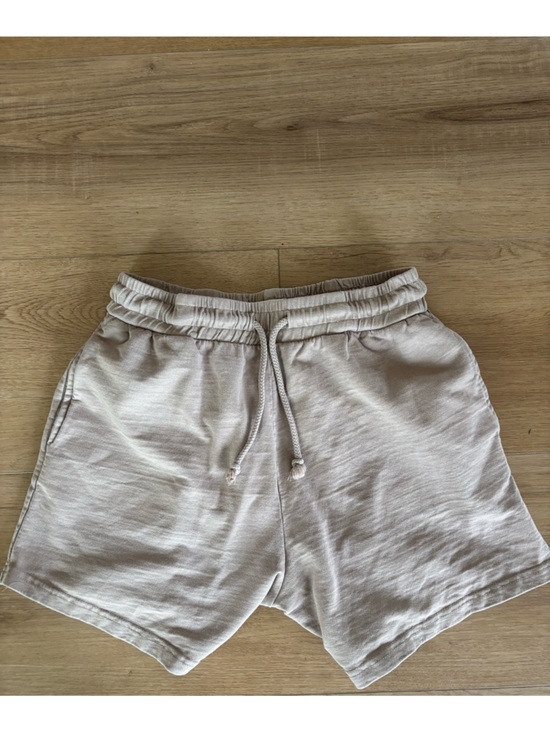 Gilded Intent Pants - Gilded Intent Tan Elastic Waist Shorts Size Small